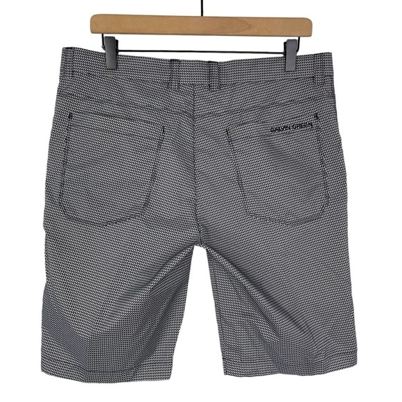 Galvin Green Paul Golf Short Mens 34 VENTIL8 Plus Performance Herringbone Plaid - Picture 4 of 6